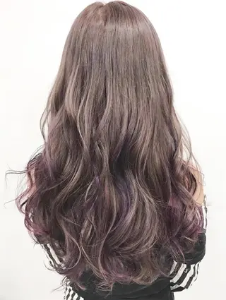 ロング カラー 🌙透明感カラー/ 丁寧施術|松本のヘアスタイル