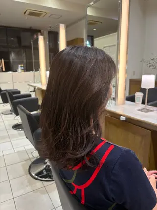 ミディアム カラー 高橋 優実のヘアスタイル