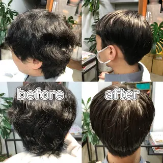 ショート メンズ メルクヘアー 中澤のヘアスタイル