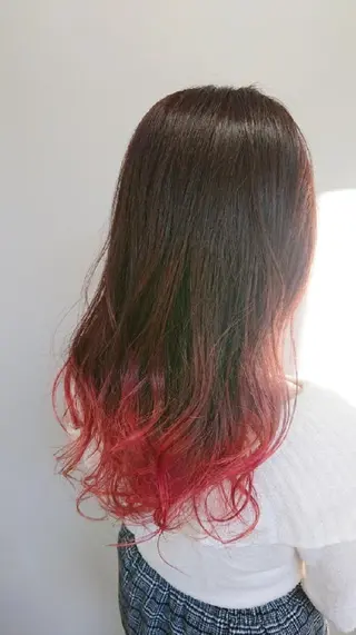 ロング カラー 透明感ハイトーン☆ 今津 佑太のヘアスタイル