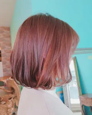 ミディアム 西新美容室 ナチュラルオーブンのヘアスタイル