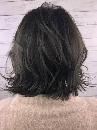 ミディアム カラー ヘアアレンジ 髪質改善/レイヤー Chere狭山のヘアスタイル