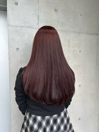 ロング カラー ヘアアレンジ ボブ艶モテカラー🫧 カリンのヘアスタイル