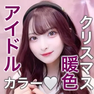 セミロング カラー 韓国ヘア/レイヤー/ 顔まわり/りょーとのヘアスタイル