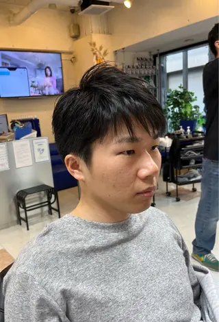 ミディアム メンズ COIFFURE DOUX(コアフィールドゥ)所属・✂︎men's hair✂︎立石亮のヘアスタイル