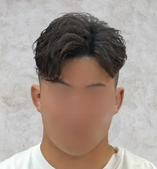 ミディアム パーマ メンズ DIECE 2nd'Flor所属・渋谷【メンズ職人】 ツイスパ・メッシュのヘアスタイル