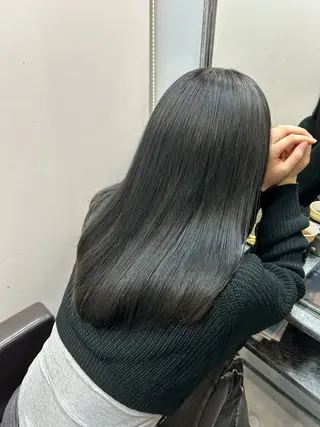 ミディアム カラー hair atelier OZ桑野店所属・阿佐見 若菜のヘアスタイル
