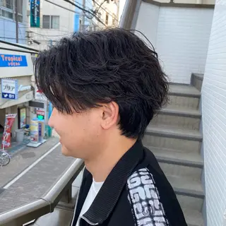 パーマ メンズ ミモリ ユウタのヘアスタイル