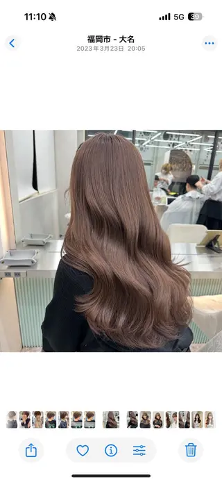 ロング 平川 一真のヘアスタイル