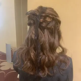 ミディアム マホ/日吉/髪質改善 /レイヤー/ガーリーのヘアスタイル