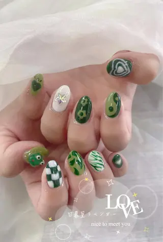 ネイル ラベンダー💖日暮里 ルル💖ネイルのネイルデザイン