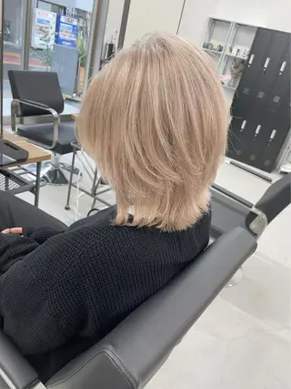 ショート カラー パーマ ヘアアレンジ メンズ キッズ ネイル マツエク・マツパ アイブロウ Eirデザイナーズ サロン茶屋町tomoのヘアスタイル