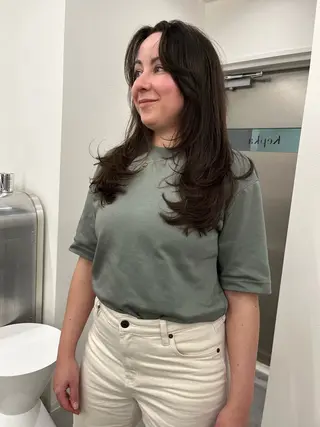 ロング カラー KEPKA ヤマグチ 天神 今泉のヘアスタイル