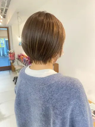 ショート カラー 安永 涼のヘアスタイル
