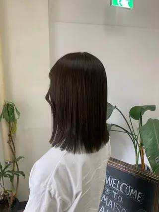 ミディアム 透明感カラー wacoのヘアスタイル
