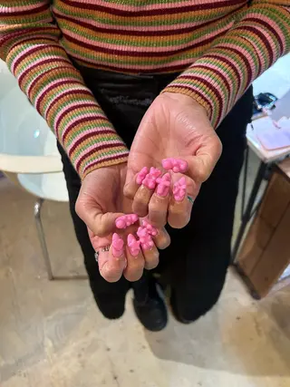 ネイル キラキラオメメ みずなのネイルデザイン