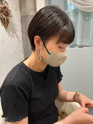 ショート ショート/ボブ 似合わせ/中原のヘアスタイル