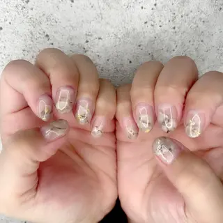 ミディアム カラー パーマ ヘアアレンジ メンズ キッズ ネイル マツエク・マツパ アイブロウ Salon Ｋのネイルデザイン