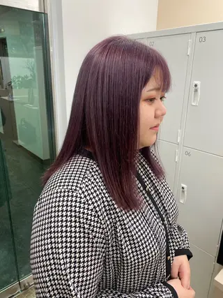 ミディアム カラー ヘアアレンジ ボブ /ニュアンス/ satomi🧸💖のヘアスタイル