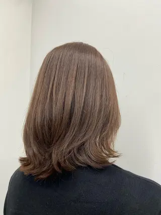 ミディアム 韓国レイヤー/ヘア カラー🎀ayamiのヘアスタイル