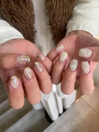 ネイル 【淡色color/ nail】maikoのネイルデザイン