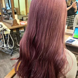 ロング カラー eMir... 武蔵小杉所属・新舘 怜奈のヘアスタイル