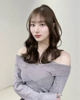 ロング カラー MIRAC所属・Ryoichi⛓️ 韓国ヘア/ハイトーンのヘアスタイル