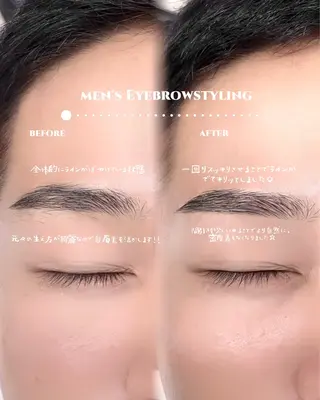 メンズ アイブロウ mana🎀🪽 似合わせデザイン⸝⋆の眉毛・アイブロウイメージ