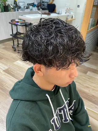 パーマ メンズ メンズパーマ 北原寿樹のヘアスタイル