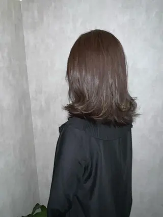 ミディアム 🫧‪満足度100% 🫧縮毛矯正OMAEのヘアスタイル