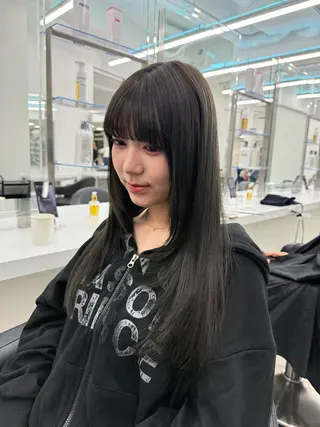 ロング カラー 海外girl/ハイト ーン/riko🫧のヘアスタイル