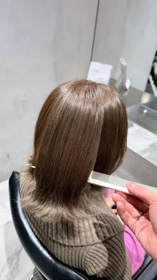 ミディアム 🫆似合わせカラー/ ケアカラー/泰玖のヘアスタイル