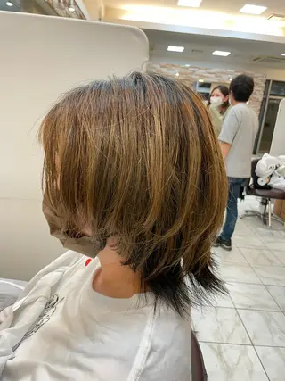 ショート 新籾 尚哉のヘアスタイル