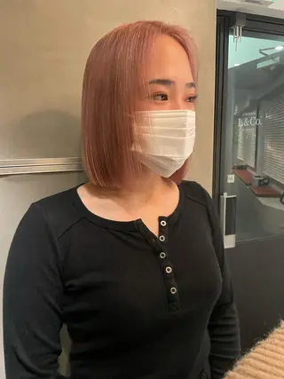 ミディアム カラー classic 新横浜所属・大人girly🛋️ 🤍yukakoのヘアスタイル