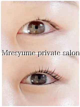 マツエク・マツパ Mresyume MAYUのマツエク・マツパデザイン