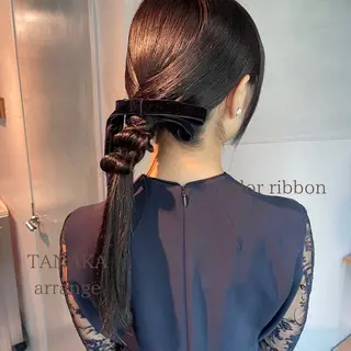 ヘアアレンジ charm《銀座》 ヘアセット/縮毛矯正のヘアスタイル