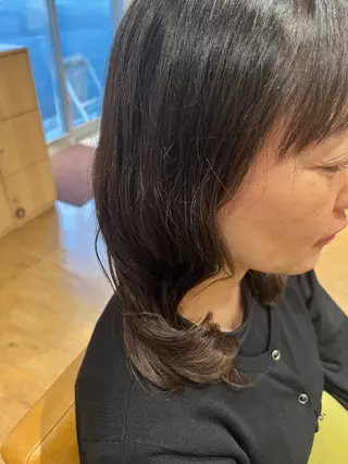 ミディアム CLAPS富岡所属・おの ももか /京急富岡のヘアスタイル