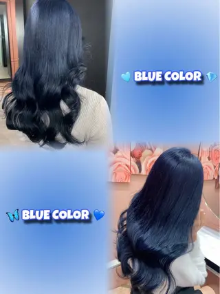 カラー 🇰🇷韓国風ハイ トーンKANA🖤のヘアスタイル