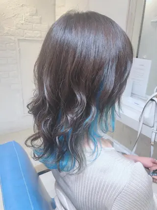 ミディアム カラー uros.所属・メンズパーマ/ エクステ🌞セナのヘアスタイル