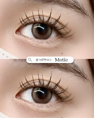 マツエク・マツパ Matie所属・teramoto asamiのマツエク・マツパデザイン