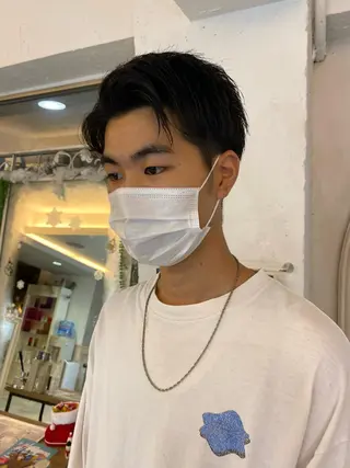 メンズ 持ちが良いニュアンス パーマ渡辺尚暉のヘアスタイル