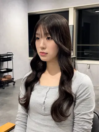 ロング 江田 悠真のヘアスタイル