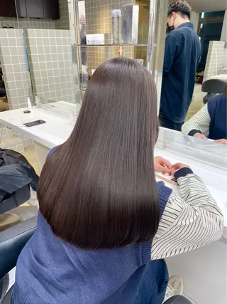 ロング カラー 🤍レイヤーカット/ ベージュヘア🤍のヘアスタイル