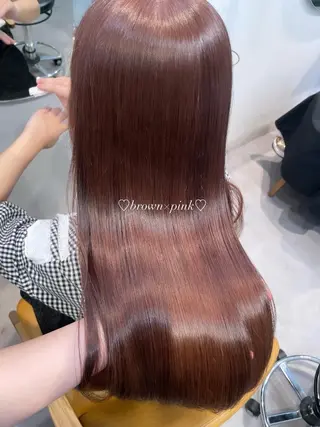 ロング カラー 若月 あやかのヘアスタイル