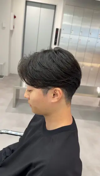 パーマ メンズ ブリーチ/パーマ特化 片平和寿のヘアスタイル