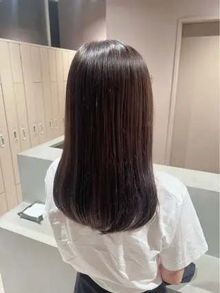 セミロング カラー 透明感カラー⭐️ Takumaのヘアスタイル