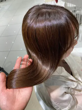 ロング 中谷 明日香のヘアスタイル