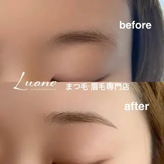 アイブロウ Luano YUKOのマツエク・マツパデザイン