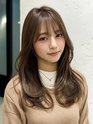 セミロング trinity 本厚木のヘアスタイル