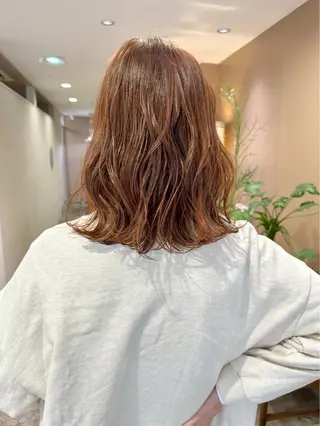 ミディアム カラー sopi  by invitation所属・ ここね︎︎/透明 感カラー/ナチュラルのヘアスタイル